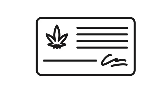 MMj card illustration; What States Allow Out-of-State Medical Cards in 2024?