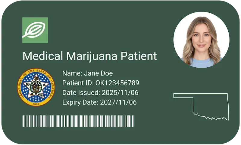 Get the cheapest mmj card in Oklahoma.